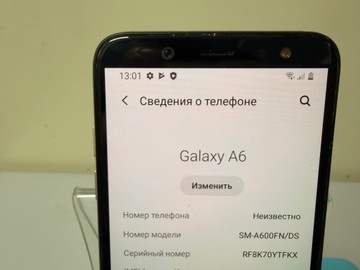 Б/в Мобільний телефон Samsung sm-a600fn galaxy a6 duos 01-200973535