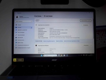 Б/в Ноутбук Acer 14/celeron n4500 ddr4/4gb ddr4/ssd 120 gb/*інтегрована 01-200975063