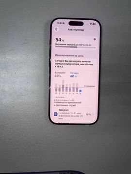 Б/в Мобільний телефон Apple iphone 16 pro 128gb 01-201008434