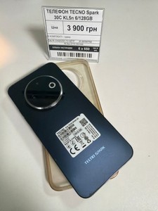 Б/в Мобільний телефон Tecno spark 30c kl5n 6/128gb 01-201047763