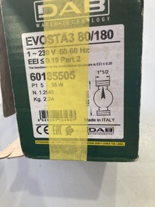 Б/в Насос циркуляційний для опалення Dab evosta3 80/180 01-201057836