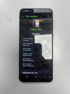 Б/у Мобільний телефон Samsung galaxy a04 3/32gb 01-201107478