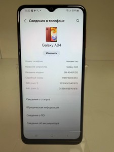 Б/у Мобільний телефон Samsung galaxy a04 3/32gb 01-201116735