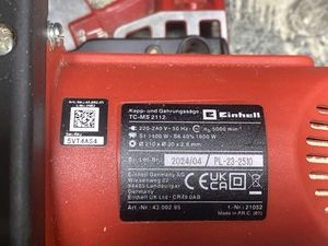 Б/в Пила дискова Einhell tc-ms 2112 01-201120444
