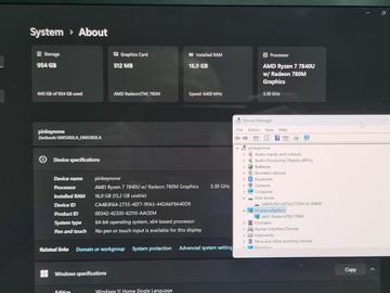 01-200582361: Asus 13/ryzen 7 7840hs ddr5/16gb ddr5/ssd 1000 gb/*інтегрована
