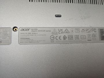 01-200774239: Acer 15/ryzen 5 5500u ddr4/8gb ddr4/hdd *відсутній/ssd 512 gb/*інтегрована