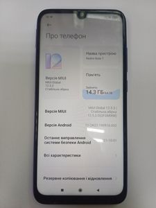 Б/в Мобільний телефон Xiaomi redmi note 7 4/64gb 01-200808590