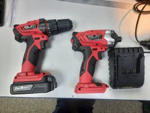 Б/у Набор инструментов Workzone cordless drill pt160102+pt160201+1 акб+зп 01-200814540