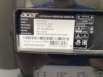 Б/у Монитор Acer g227hgl 01-200830471