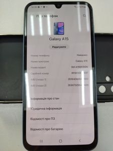 Б/в Мобільний телефон Samsung galaxy a15 4/128gb 01-200861062