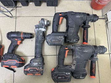 Б/в Набір інструментів Dnipro-M dhr-203 bcx /dhr-203 bcx /dga201bc /cd-201hbc /2акб 6ah/2акб 4ah/зп fc230 dual 01-200867182