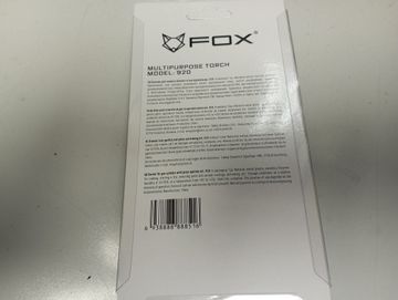 Fox пальник газовий з п'єзопідпалом