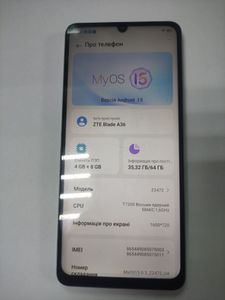 Б/у Мобильный телефон Zte blade a36 4/64gb 01-200884579
