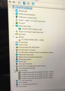 Б/у Ноутбук Dell 11/pentium n5030 siver ddr4/4gb ddr4/hdd *відсутній/ssd 128 gb/*інтегрована 01-200890926