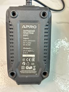 Б/в Пила дискова Apro 20cs + 1акб + зп 01-200825602