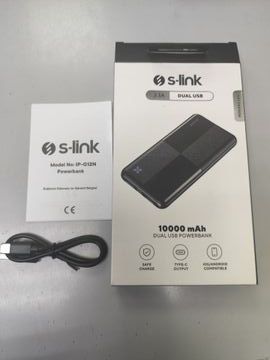 Б/в Повербанк S-Link ip-g12n 10000mah 2.1a dual usb 01-200902845
