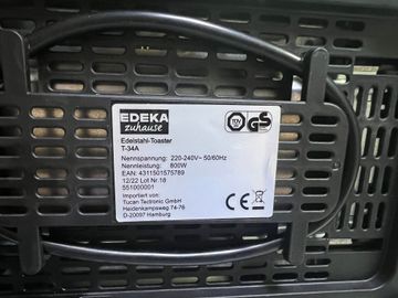 Б/у Тостерница Edeka t-34a 01-200903867