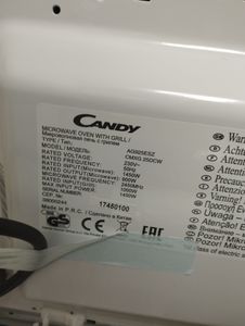 Б/в Мікрохвильова піч Candy cmxg 25 dcw 01-200906348