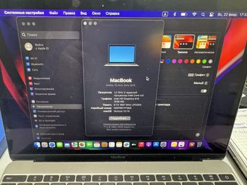 Б/у Ноутбук Apple macbook a1534 12" core m3 1,2ghz/ram 8gb/ssd 256gb/intel hd graphics 515 01-200920688