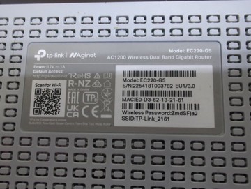 Б/в Бездротовий маршрутизатор Tp-Link ec220-g5 01-200946181