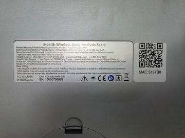 Б/в Ваги підлогові Xiaomi ihealth core hs6 01-200947065