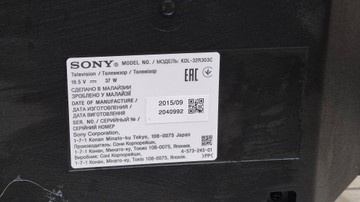 Б/у Телевизор Sony kdl-32r303c 01-200976905