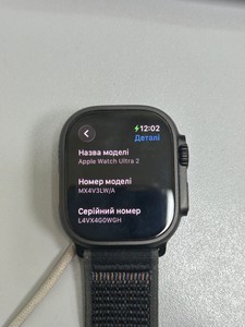 Б/в Смарт-годинник Apple watch ultra 2 gps + cellular 49mm titanium case 01-201024030