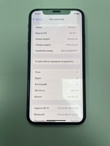 Б/в Мобільний телефон Apple iphone xs 256gb 01-201035729