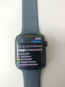 Б/в Смарт-годинник Apple watch se 2 gps 44mm aluminium case 01-201033982