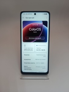 Б/в Мобільний телефон Oppo a5 pro 5g 8/256gb 01-200982114