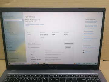 Б/в Ноутбук Asus 15/core i7-1065g7 ddr4/16gb ddr4/ssd 480 gb/*інтегрована 01-201050419