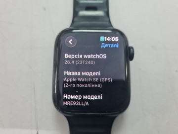 Б/в Смарт-годинник Apple watch se 2 gps 44mm aluminium case 01-201074993