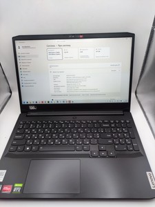 Б/в Ноутбук Lenovo 15/ryzen 5 5600h ddr4/12gb ddr5/hdd *відсутній/ssd 512 gb/geforce rtx3060 6gb 01-201086396