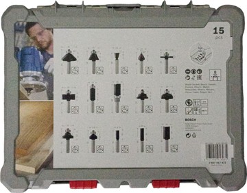 Б/в Набір фрез Bosch 70538-15pcs-8mm 01-201106744
