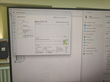 Б/у Системный блок Пк amd ryzen 5 5500/ram 32 gb/hdd відсутній/ssd 1000 gb/nvidia rtx 5060 (geforce) 8gb gddr7 128bit 01-201106616