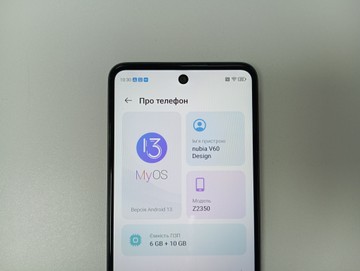 Б/в Мобільний телефон Zte nubia v60 design 6/256gb 01-201123695