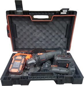 Б/в Набір акумуляторного інструменту Dnipro-M dga-202sbc/cd-200bc kit+ зп(fc-230)+ акб (20v 6ah)+акб (20v 2.0ah) 01-201146876