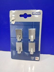 Б/в Гачки нержавіючі Wenko 4шт.4480010100 16-000247799