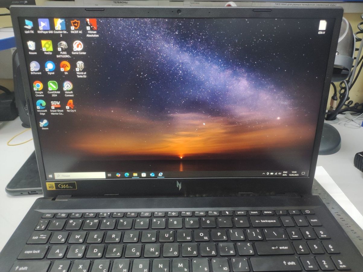 15/ryzen 5 7535hs ddr5/16gb ddr5/hdd *відсутній/ssd 512 gb/geforce rtx3050 6gb