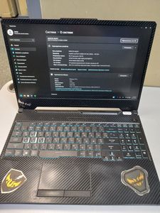 Б/у Ноутбук Asus 15/core i5-10300h ddr4/16gb ddr4/ssd 500 gb/geforce gtx1650ti 4gb 01-200804070