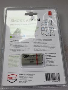 Б/в Датчик газу та диму Fire Pro smoke alarm fp500v 01-200808012