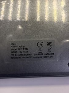 Б/в Ноутбук Sgin 17/celeron n4020 ddr4/8gb ddr4/hdd *відсутній/ssd 256 gb/*інтегрована 01-200815186