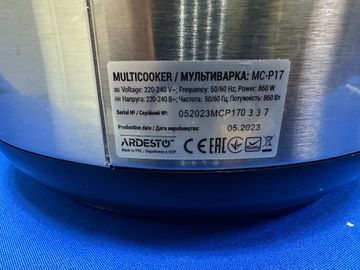 Б/в Мультиварка Ardesto mc-p17 01-200829228