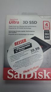 Б/в Ssd накопичувач Sandisk ultra 3d 4tb 01-200838632
