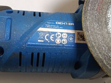 Б/у Угловая шлифмашина Dexter 20vag2-125b1 + 1акб 5a/h + з/п 01-200832986