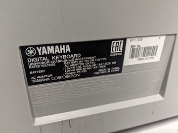 Б/в Синтезатор Yamaha ypt-370 01-200861881