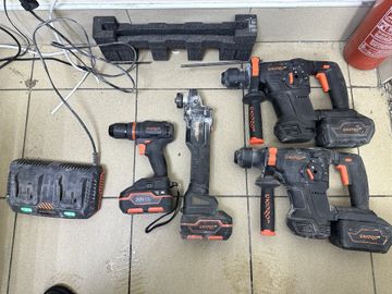 Б/в Набір інструментів Dnipro-M dhr-203 bcx /dhr-203 bcx /dga201bc /cd-201hbc /2акб 6ah/2акб 4ah/зп fc230 dual 01-200867182