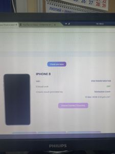 Б/в Мобільний телефон Apple iphone 8 256gb 01-200897733