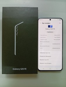 Б/в Мобільний телефон Samsung galaxy s25 fe 8/256gb 01-200929434