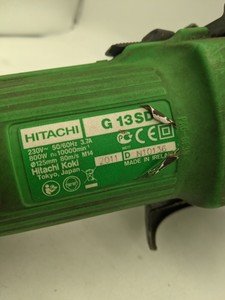 Б/у Угловая шлифмашина Hitachi g13sd 01-200928398